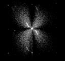 Isogyre pattern obtained by reconstructing the CGH between cross polarizers. We ...